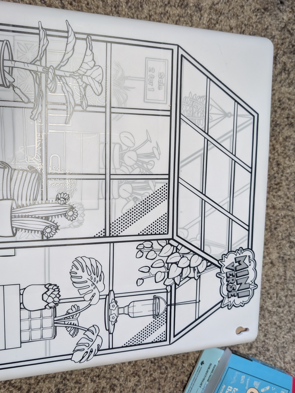 Mini Verse White Display Case And Storage